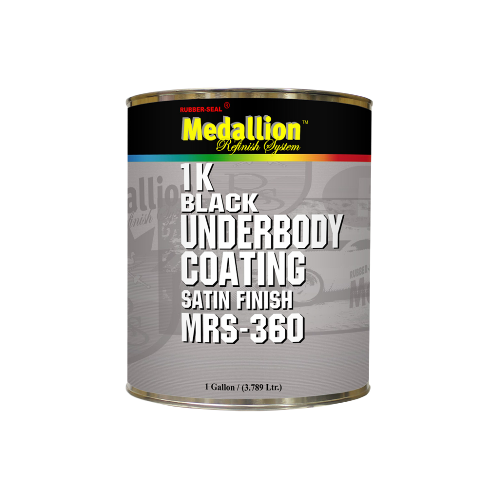 1K Black Satin Underbody Medallion Refinish