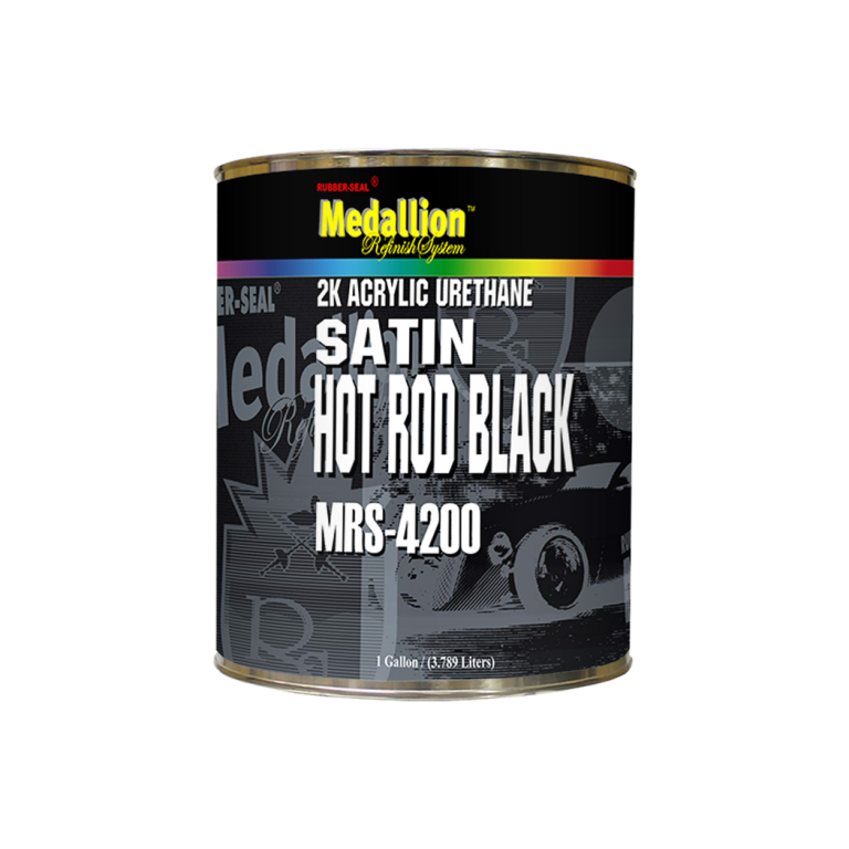 Satin Hot Rod Black 2K Acrylic Urethane Medallion Refinish
