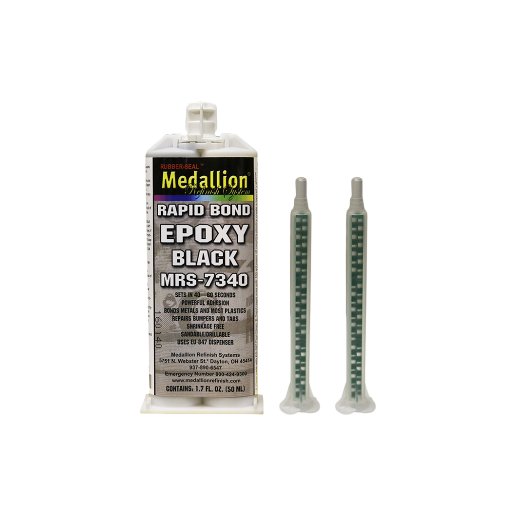 Rapid Bond Black Epoxy Medallion Refinish